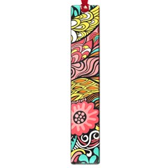 Seamless Texture Abstract Flowers Endless Background Ethnic Sea Art Large Book Marks