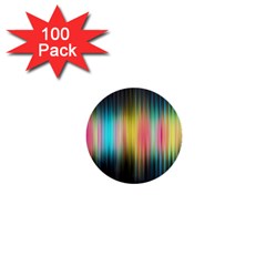 Sound Colors Rainbow Line Vertical Space 1  Mini Buttons (100 Pack) 