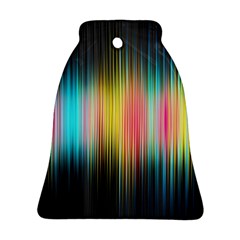 Sound Colors Rainbow Line Vertical Space Ornament (bell)