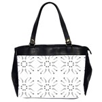 Squid Flower Floral Polka Dots Sunflower Office Handbags (2 Sides)  Front