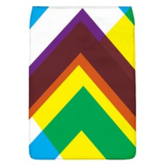Triangle Chevron Rainbow Web Geeks Flap Covers (l) 