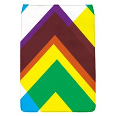 Triangle Chevron Rainbow Web Geeks Flap Covers (s)  by Mariart