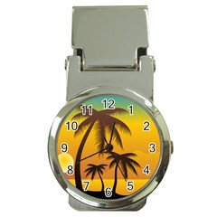 Sunset Summer Money Clip Watches