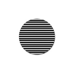 Tribal Stripes Black White Golf Ball Marker