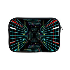 Seamless 3d Animation Digital Futuristic Tunnel Path Color Changing Geometric Electrical Line Zoomin Apple Ipad Mini Zipper Cases by Mariart