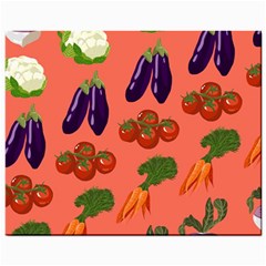 Vegetable Carrot Tomato Pumpkin Eggplant Mini Button Earrings