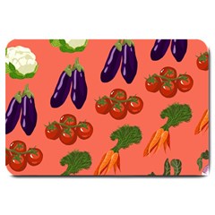Vegetable Carrot Tomato Pumpkin Eggplant Large Doormat 