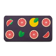 Wild Textures Grapefruits Pattern Lime Orange Medium Bar Mats by Mariart