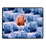 Swim Fish Double Sided Fleece Blanket (Small)  45 x34  Blanket Front