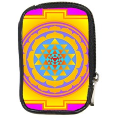 Triangle Orange Pink Compact Camera Cases by Mariart