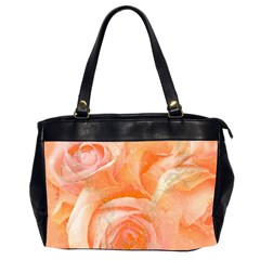 Flower Power, Wonderful Roses, Vintage Design Office Handbags (2 Sides) 