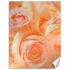 Flower Power, Wonderful Roses, Vintage Design Canvas 18  X 24   by FantasyWorld7