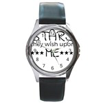 RaicyRose Round Metal Watch Front