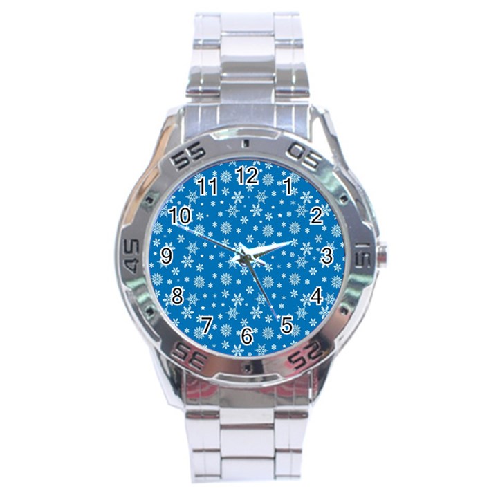 Xmas pattern Stainless Steel Analogue Watch