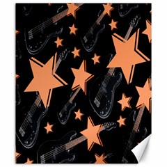 Guitar Star Rain Canvas 20  X 24   by SpaceyQT