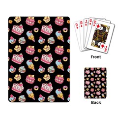 Sweet Pattern Playing Card by Valentinaart