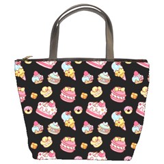 Sweet Pattern Bucket Bags by Valentinaart