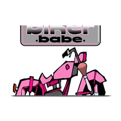 Biker Babe Plate Mats by SpaceyQT