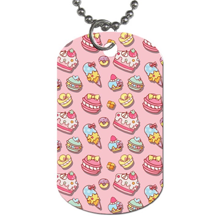 Sweet pattern Dog Tag (Two Sides)