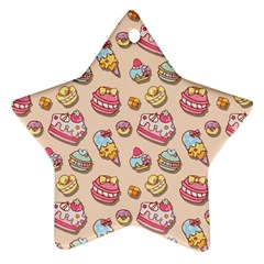 Sweet Pattern Ornament (star) by Valentinaart