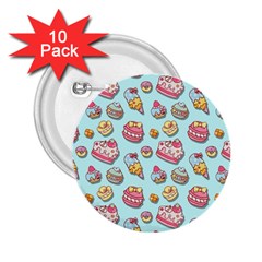 Sweet Pattern 2 25  Buttons (10 Pack)  by Valentinaart