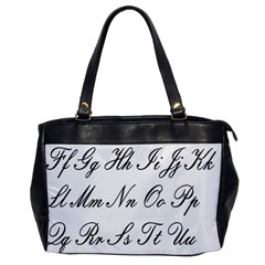 Alphabet Embassy Font Office Handbags by Mariart