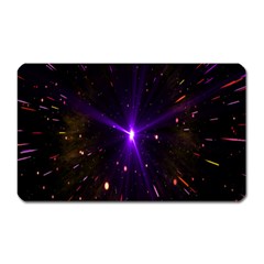 Animation Plasma Ball Going Hot Explode Bigbang Supernova Stars Shining Light Space Universe Zooming Magnet (rectangular) by Mariart