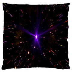Animation Plasma Ball Going Hot Explode Bigbang Supernova Stars Shining Light Space Universe Zooming Large Cushion Case (one Side)