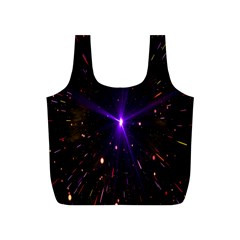 Animation Plasma Ball Going Hot Explode Bigbang Supernova Stars Shining Light Space Universe Zooming Full Print Recycle Bags (s) 