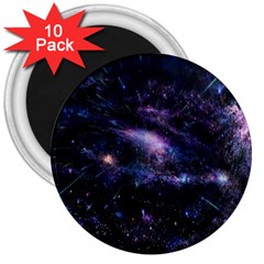Animation Plasma Ball Going Hot Explode Bigbang Supernova Stars Shining Light Space Universe Zooming 3  Magnets (10 Pack)  by Mariart