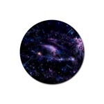 Animation Plasma Ball Going Hot Explode Bigbang Supernova Stars Shining Light Space Universe Zooming Rubber Coaster (Round)  Front
