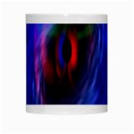 Black Hole Blue Space Galaxy White Mugs Center