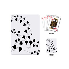 Black Leaf Playing Cards (Mini) 