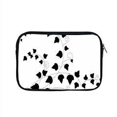 Black Leaf Apple MacBook Pro 15  Zipper Case