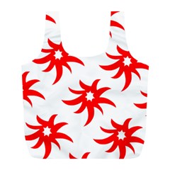 Star Figure Form Pattern Structure Full Print Recycle Bags (l)  by Nexatart