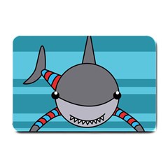 Shark Sea Fish Animal Ocean Small Doormat  by Nexatart