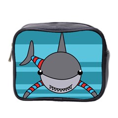 Shark Sea Fish Animal Ocean Mini Toiletries Bag 2-side by Nexatart