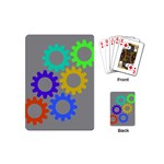 Gear Transmission Options Settings Playing Cards (Mini)  Back