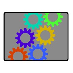 Gear Transmission Options Settings Double Sided Fleece Blanket (small)  by Nexatart