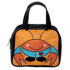 Crab Sea Ocean Animal Design Classic Handbags (one Side) by Nexatart