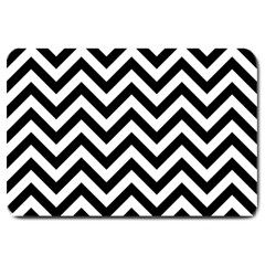 Wave Background Fashion Large Doormat 