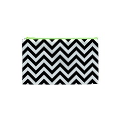 Wave Background Fashion Cosmetic Bag (xs)