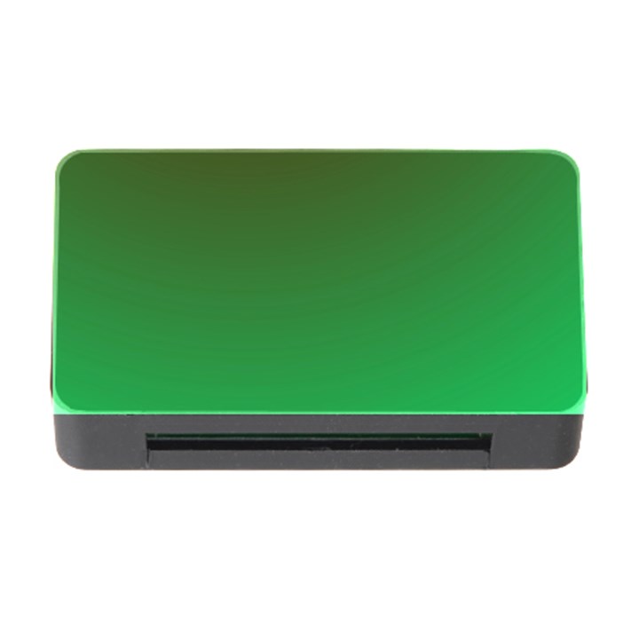 Course Colorful Pattern Abstract Green Memory Card Reader with CF