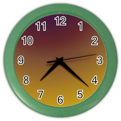 Course Colorful Pattern Abstract Color Wall Clocks