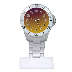 Course Colorful Pattern Abstract Plastic Nurses Watch