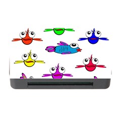 Fish Swim Cartoon Funny Cute Memory Card Reader With Cf by Nexatart