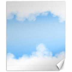 Sky Cloud Blue Texture Canvas 20  X 24   by Nexatart