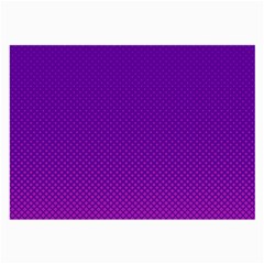 Halftone Background Pattern Purple Large Glasses Cloth (2-side)