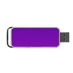 Halftone Background Pattern Purple Portable Usb Flash (one Side) by Nexatart