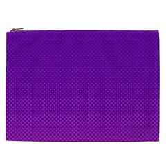 Halftone Background Pattern Purple Cosmetic Bag (xxl)  by Nexatart